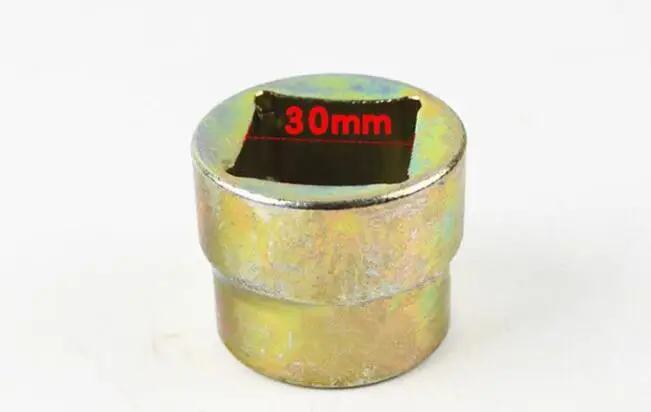 Heavy duty truck oil drain screw sleeve 19mm 3/4 drive 30mm socket Oil pan wrench - Цвет: gold type 300mm