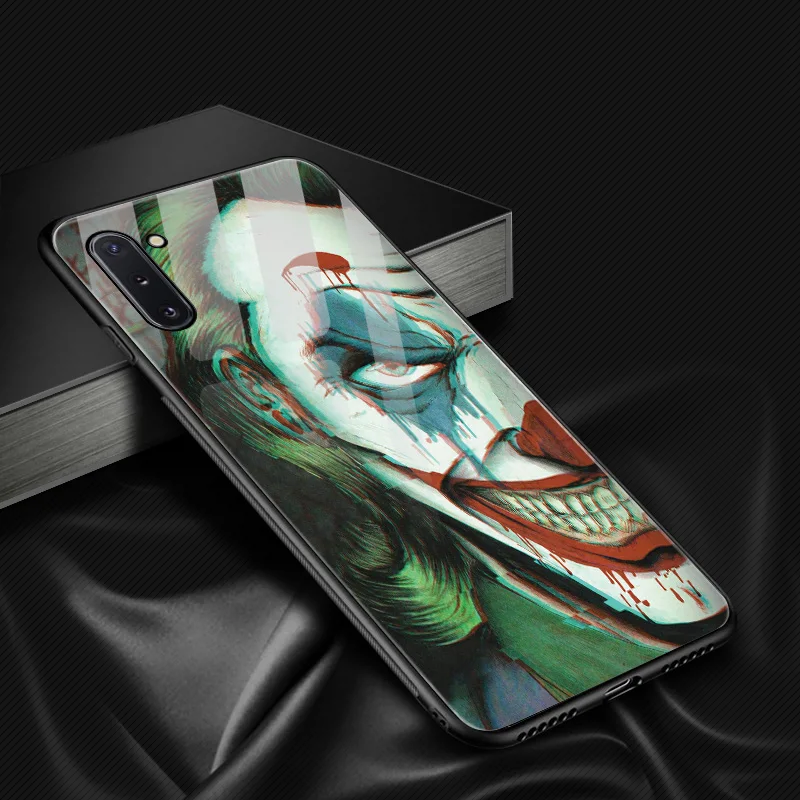 Для samsung Note 10 plus Joker стеклянный чехол для samsung Galaxy Note 8 9 10 S8 S9 Plus S10 plus S10Lite DIY чехол для телефона
