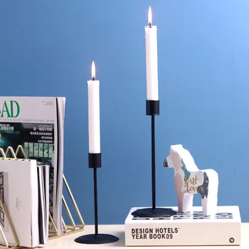 

Taper Candle Holders Black Table Decorative Candlestick Holder for Wedding Dinning Party Candle Holders for Taper Candles