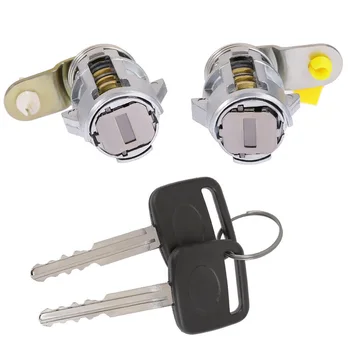

2x Car Lock Cylinder + 2x Keys For Toyota 89-95 For Pickup 89-98 For 4runner Door Lock Cylinders 69051-35030 69052-35030