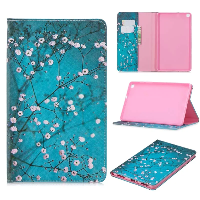 Case Чехол Coque для Samsung Galaxy Tab A 8,0 SM-T290 SM-T295 планшет Funda Capa подставка чехол для Galaxy Tab A 8,0 T290 T297 T295 Чехлы+ пленка+ ручка - Цвет: Case
