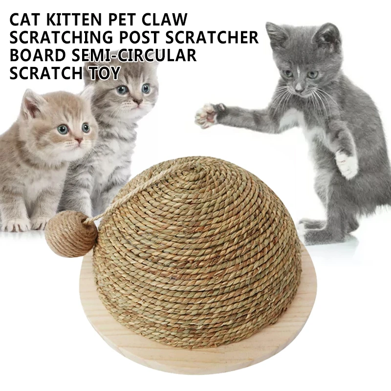 Кошка котенок коготь Когтеточка скребок для доски полукруглый Скребок Игрушка кошки настольные игрушки