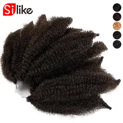 8 ''вязание крючком Marley косы черные волосы мягкие афро Твист синтетические плетеные волосы для наращивания высокотемпературное волокно для