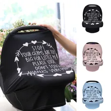 Multifunctional 5 in 1 Baby Breastfeeding Cover Car Seat Cover Canopy Shopping Cart Cover Trendy Scarf Breathable Nursing Cover