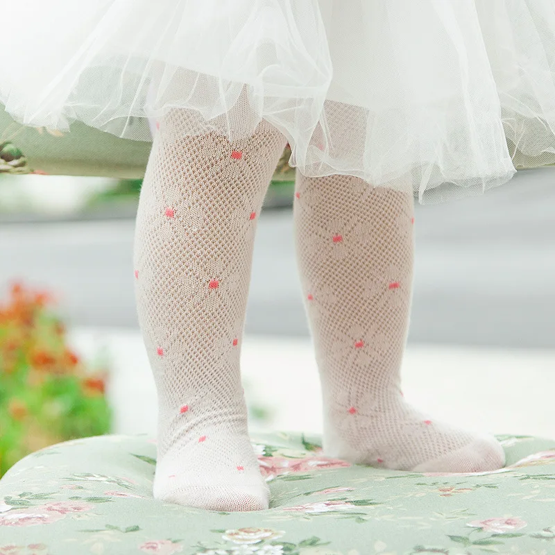 Тонкие хлопковые носки для новорожденных девочек Детские носки-ползунки