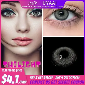 

2pcs Colored Contact Lenses Eye TWILIGHT Series Contact Lenses Color Contact Lens for Eyes lentes de contacto UYAAI