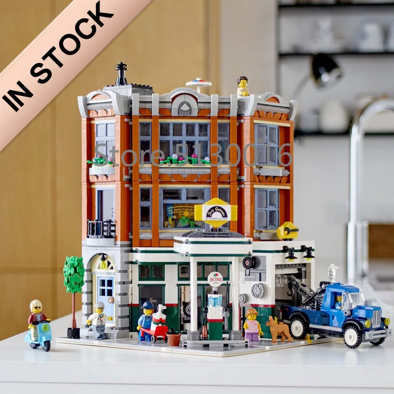 10264 IN STOCK Creator Corner Garage 15042 2569Pcs Street View Model Building Blocks Bricks Kids Education Toys