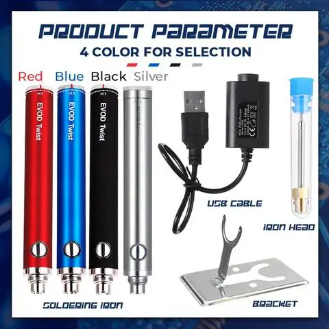 Wireless Charging Welding Tool Soldering Iron Mini Portable Battery with USB Tools | Инструменты