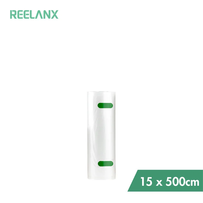 REELANX вакуумные пакеты для вакуумного упаковщика 1 рулон 15*500 см сумка хранения Еда
