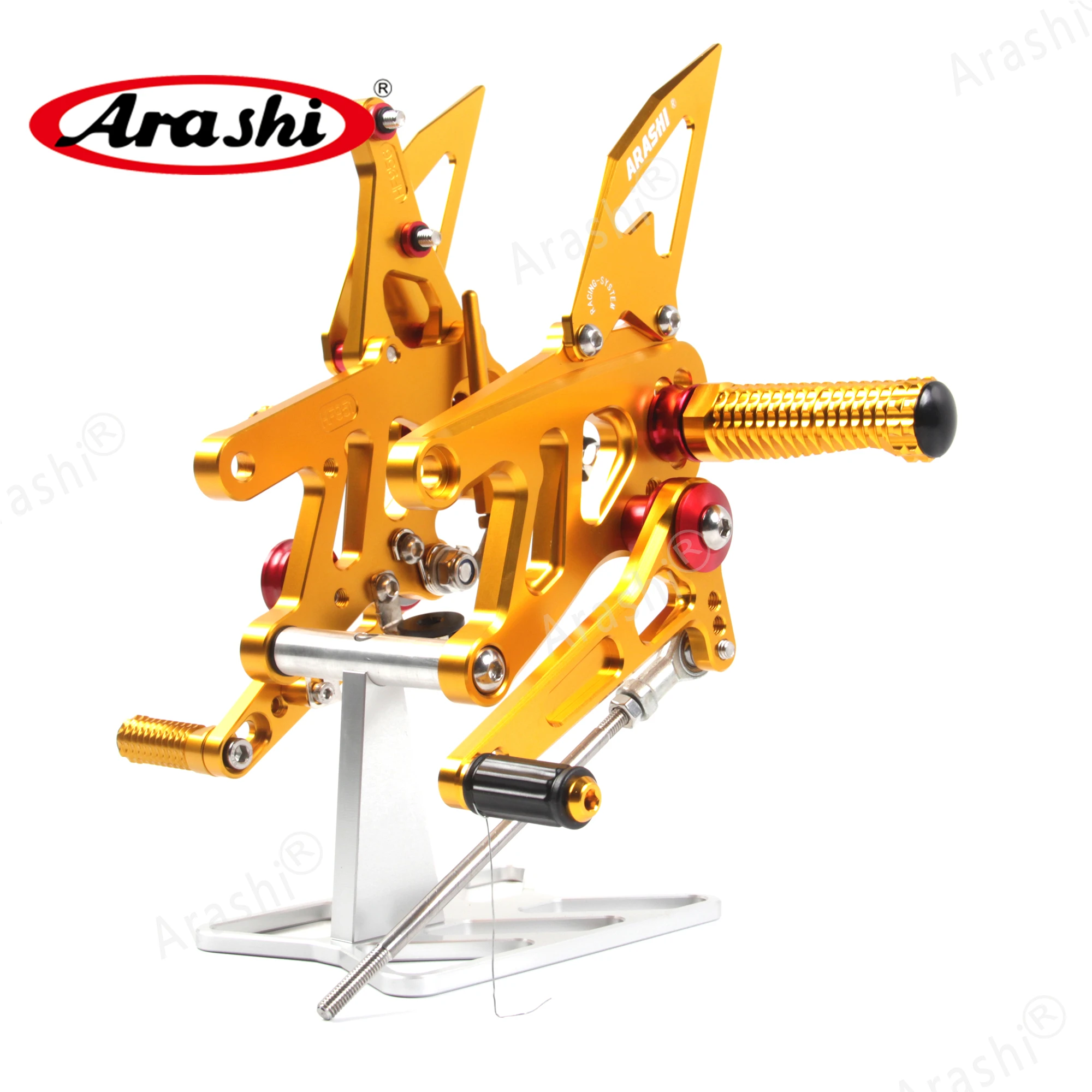 Arashi CNC Adjustable Footpegs For APRILIA RSV4 FACTORY APRC ABS / SBK SE 2013 2014 2015 2016 Foot Pegs Rider Footrests | Автомобили и