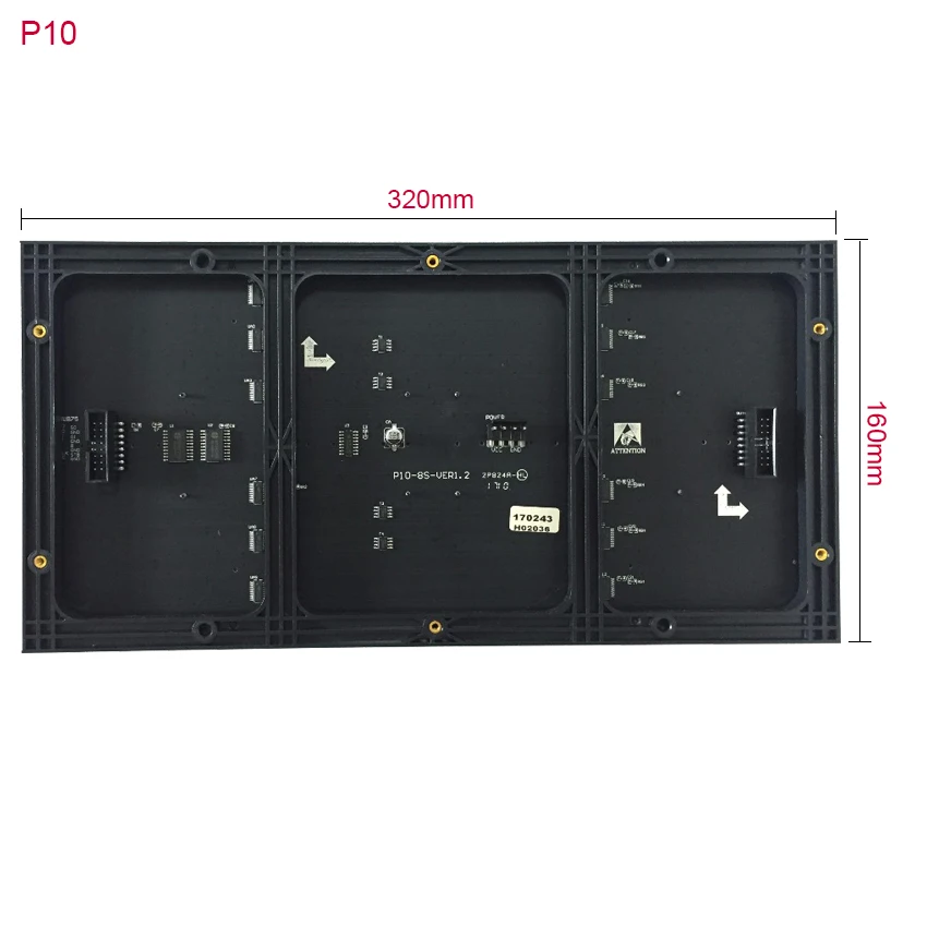 Китай высокое качество, HD Крытый P10 SMD видео стены полноцветный модуль 320x160 мм 32x16dots светодиодная матрица для светодиодного дисплея экрана