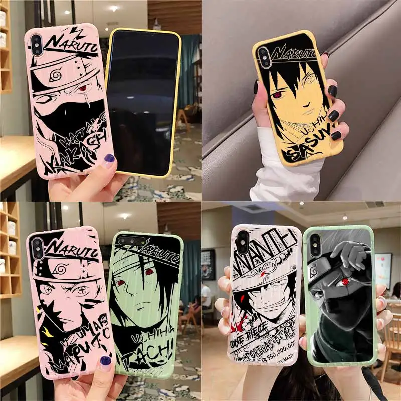 Мультфильм рисунок героя аниме Наруто One Piece на колесиках чемодан чехол для
