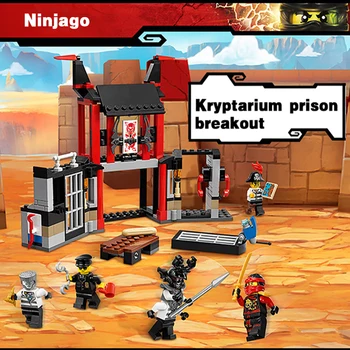 

10522Ninja City Masters of Spinjitzu City kryptarium prison breakout Building blocks bricks Compatible lepinglys 70591 Kid toys