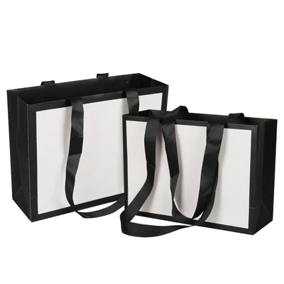 100PCS/LOT Chinese-style Paper Handle Bag Carry Bag With Longer Handle Gift Bag Shopping Bag