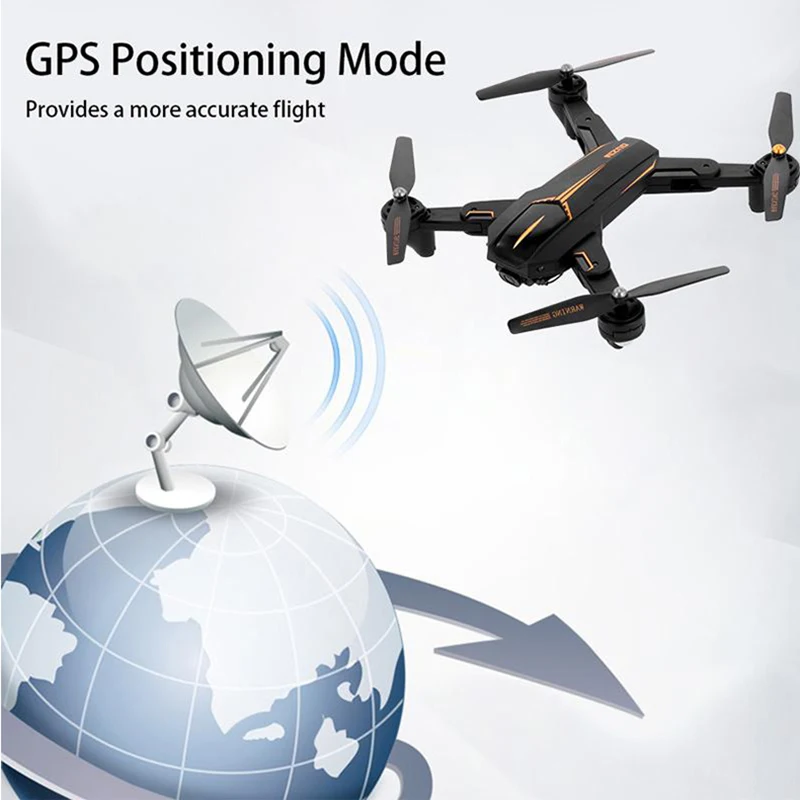 Камера Дрон 5G WiFi FPV 4K Дрон gps позиционирование RC вертолет умный поток долгое время полета RC Квадрокоптер Профессиональный Дрон