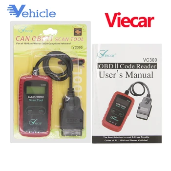 

Viecar VC300 ELM 327 V1.5 OBD OBD 2 Car Diagnostic Auto tool OBD2 Scanner Automotivo odb2 ELM327 V1.5 CY300 Code Reader