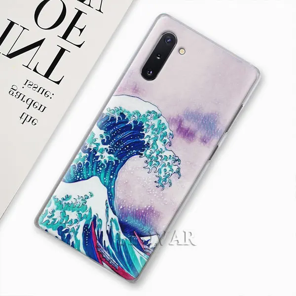 Хокусай большая волна чехол для телефона для samsung Galaxy Note 10 Plus Note 8 9 S10 S9 плюс S10e A30 A40 A50 A70 в твердом переплете - Цвет: H04