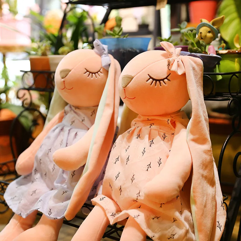 

Creative Cute Plush Toys Ann Rabbit Children Holiday Birthday Gift Rabbit Doll