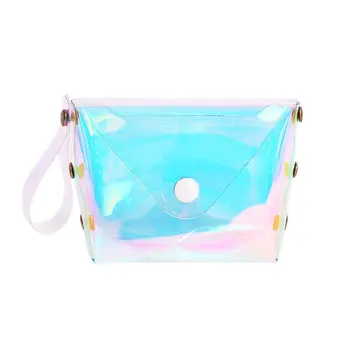 

Women Lady Wallet Card Holder Laser PU Case Mini Clutch Handbag Change Coin Purse Bags