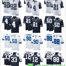 Мужские трикотажные изделия Даллас дак Прескотт Эзекиль Эллиот Шон Ли Джейсон Виттен Демаркус Лоуренс Роджер Стаубах BHR01