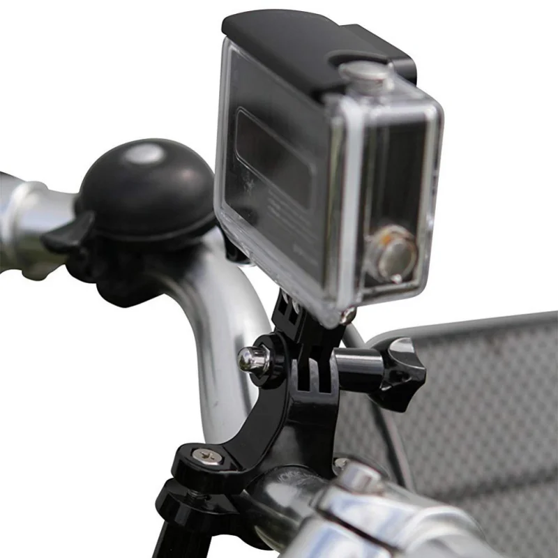 Для Gopro крепление на руль велосипеда мотоцикла рулон бар держатель для велосипеда 3-полосный поворотный рычаг для GoPro Hero 4 3 Xiaomi Yi SJ4000