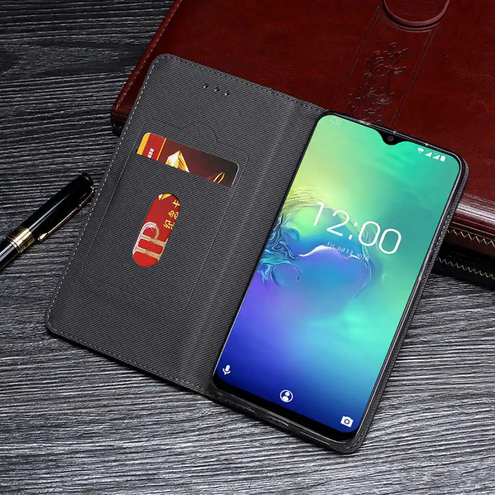 Чехол для телефона Oukitel C15 Pro, [подставка для карточек], Ретро Магнитный Fip чехол, кожаный чехол для телефона, чехол для Oukitel C15 Pro