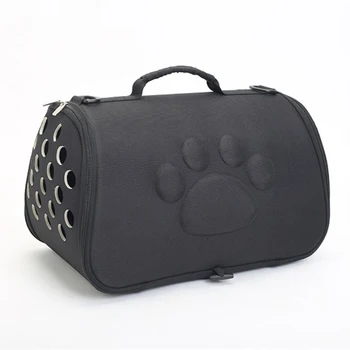 Pure Color Travel Pet Bag Carrier Cat Bag Breathable Folding Small Dog Outdoor Single shoulder Bag Pet Carrying 2