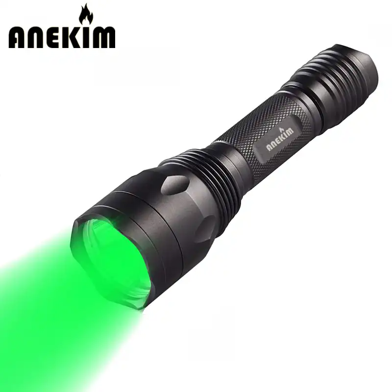 Zoom grüne//rote//blaue//weiße Jagdtaschenlampe Blood Tracker Light Night Vision