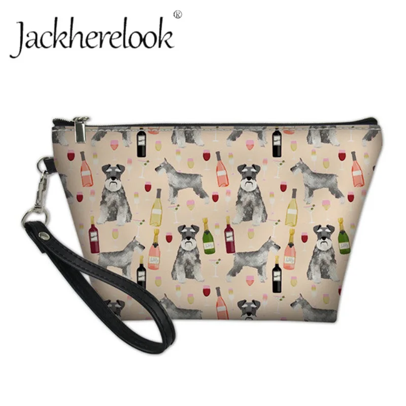 Jackhereook симпатичный узор Визсла женский косметический Органайзер сумка-Органайзер Fahion дорожный кейс для косметики для молодых девушек туалетный мешок - Цвет: HMM064Z8