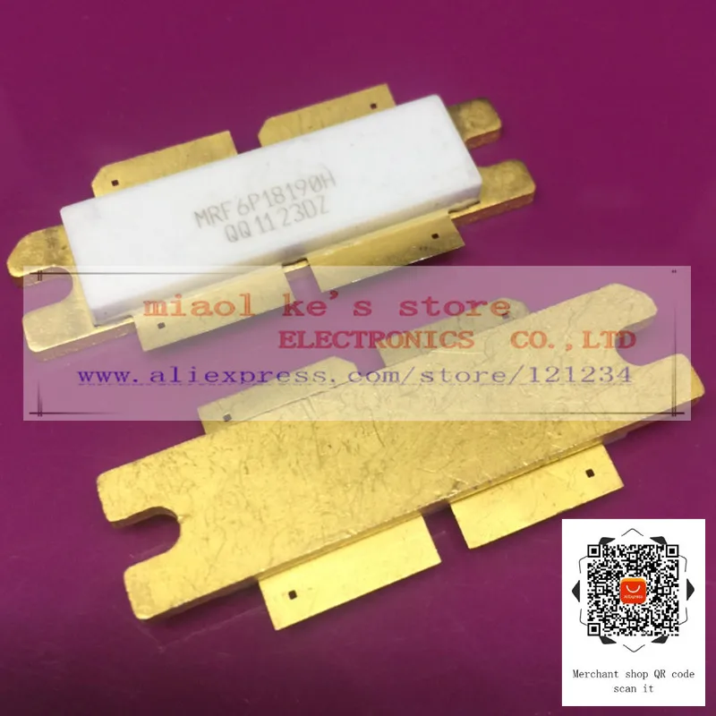 

100%Original: MRF6P18190H MRF6P18190HR5 MRF6P18190HR6 [ FET RF 68V 15.9dB 44W 1.88GHZ NI-1230/CASE 375D-04 ] LDMOS transistor