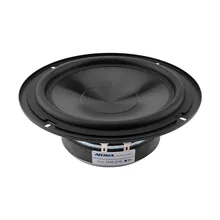 AIYIMA, 6,5 дюймов, 8 Ом, 50 Вт, НЧ-динамик, Hi-Fi, динамик, средний диапазон, бас-звук, динамик, резиновая сторона, сделай сам, для домашнего кинотеатра