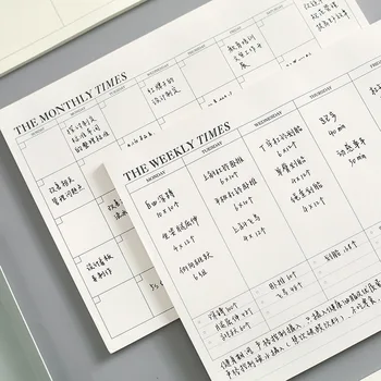 

Simple business day plan notepad, tearable notepad, office thick schedule, portable medium memo
