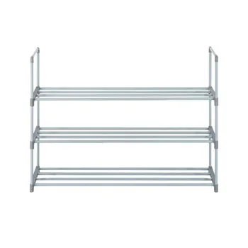 

3/4/5 Tiers Shoe Rack Shoe Tower Shelf Storage Organizer For Bedroom/Entryway/Hallway/Closet Gray