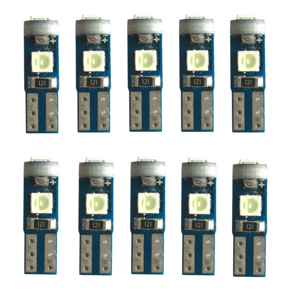 10 шт 12 В canbus T5 58 74 286 W1.2W супер яркий 3030 светодиодный 3SMD Клин светодиодный светильник приборной панели автомобиля приборной панели, Панель лампа - Испускаемый цвет: ice blue