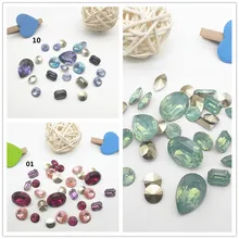 Маникюр градиентный острый низ смешанный бурение 11 цветов выбор новых продуктов ногтей стикер алмазные украшения Блестящий розовый-красный Taw