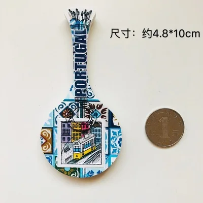 portugal guitar Стерео страны Туризм Сувенир протугал lisboa гитара петух магнит на холодильник фото сообщение бумажная наклейка креативная паста - Цвет: portugal guitar
