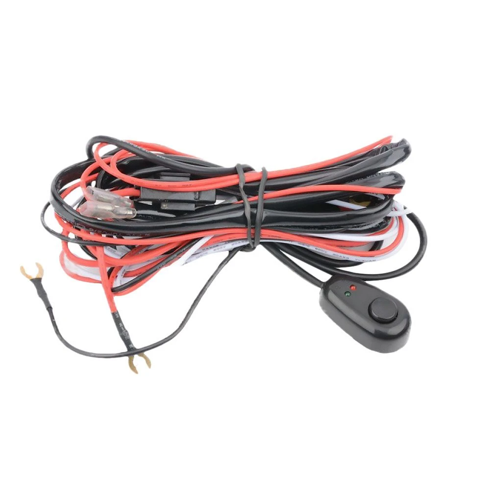 Car Modified Wiring Harness Prime Durable Universal 12V Fog Lamp Switch ON/OFF Switch Wiring Harness for Strip Light Spotlight|Wire| - AliExpress | Spotlight Universal Wiring Harness | | AliExpress