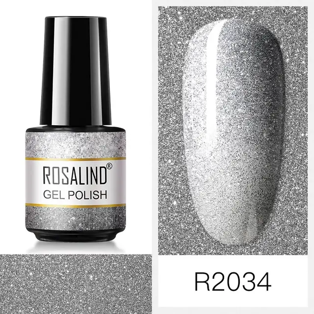 ROSALIND Nail Art 7ML Gel Polish 80 Color For Manicure Design UV Nail Polish Gel Lacquer Soak Off Semi Permanent Gel Nail Polish RAR2034