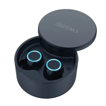 

TWS Earbuds Bluetooth 5.1 Wireless Earphones Mini Stereo ear buds in Ear Auto Pairing Wireless Charging Case Black/Silver/Blue