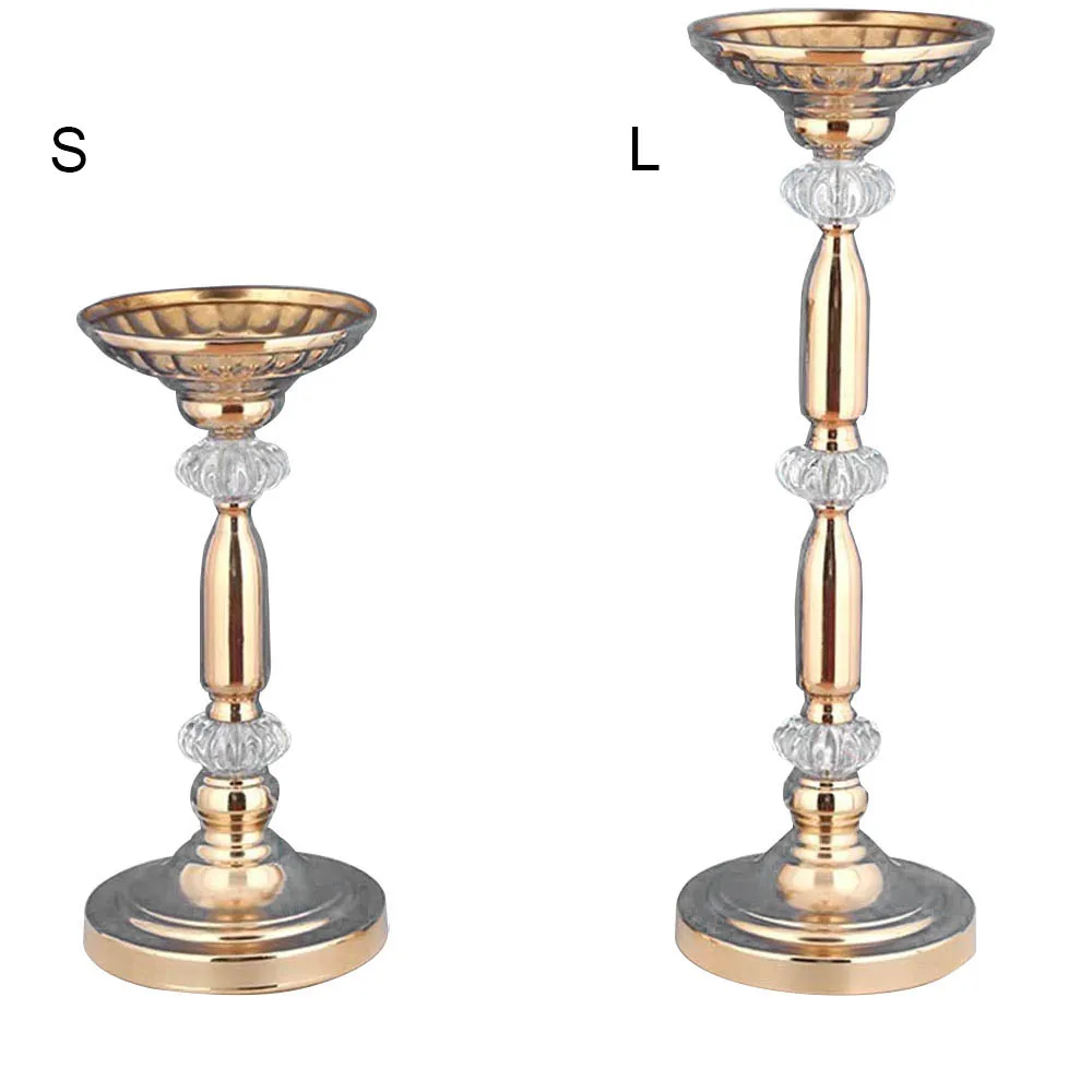 Цветочные вазы Хрустальный подсвечник свадебное украшение центральные части