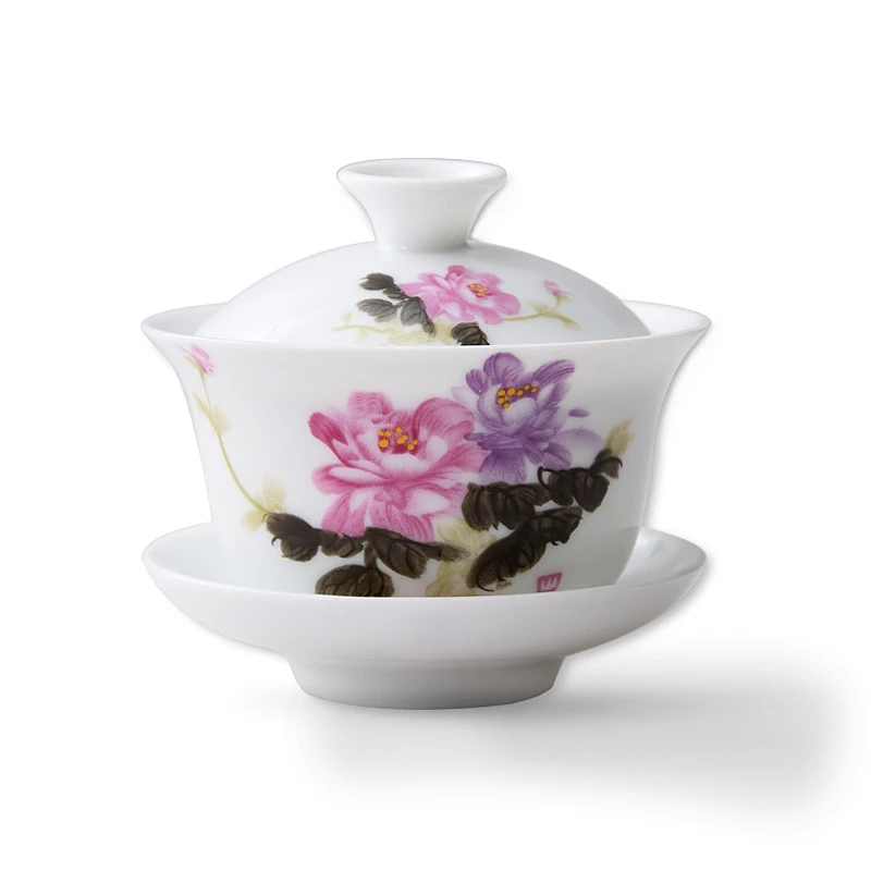 WHYOU-Mini Tea Tureen Cup of Tea, Chinese Style, High Quality Tableware, Tea Set, Kung Fu Accessories, 80ml