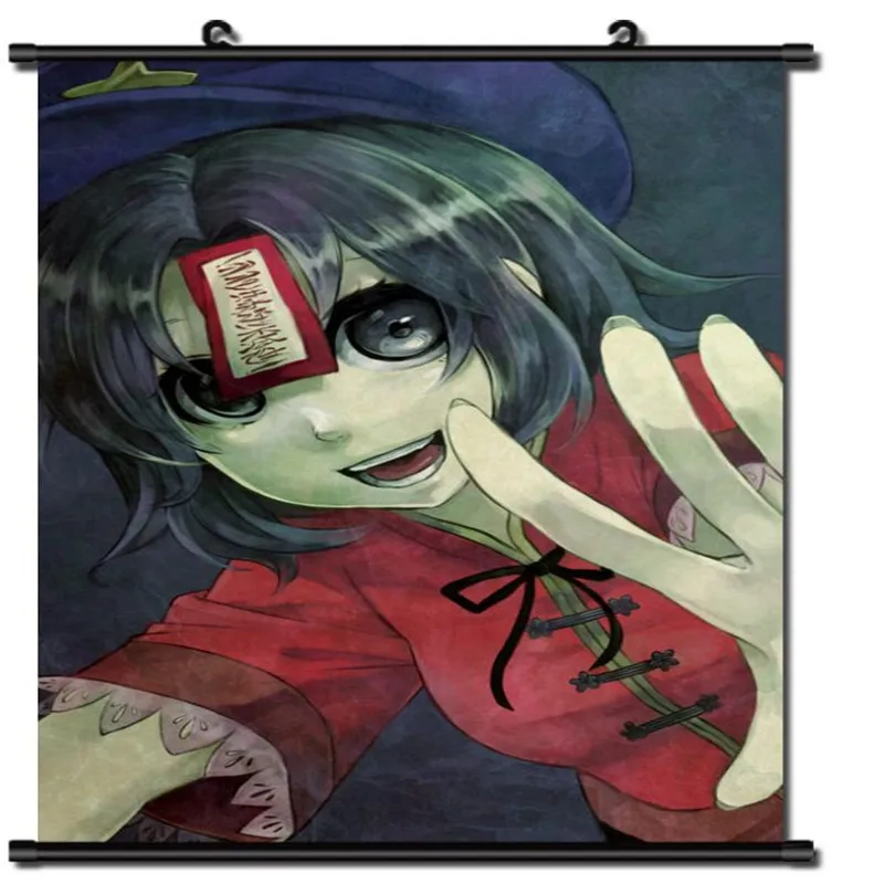 Japanese Anime TouHou Project Shinreibyou Ten Desires Miyako Yoshika Home Decor Wall Scroll Poster Decorative Pictures | Дом и сад
