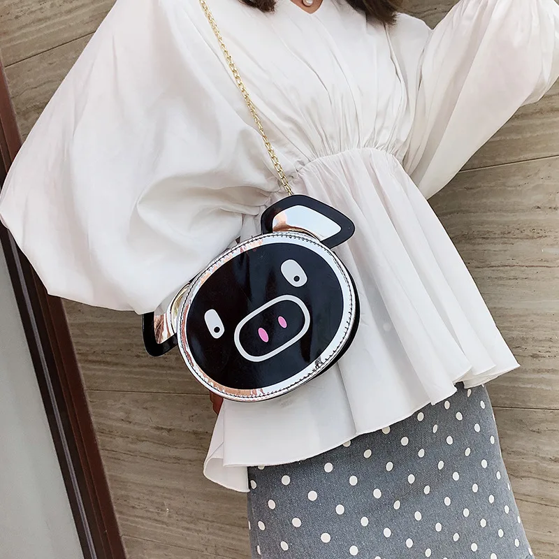 

Funny Cute Adorable Bag Women's 2019 New Style Fashion Fashion Korean-style Mini Handbag Chain Crossbody Bag