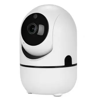 

Wireless Baby Monitor Remote Home Security Camera Intelligent Auto Tracking with Infrared Night Vision for House Bedroom Family