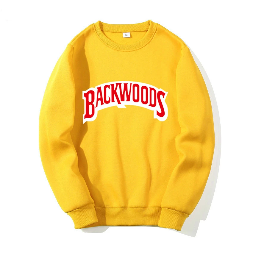 Новинка худи с круглым вырезом Backwoods Толстовка мужская мода Осень Зима хип хоп Толстовка Пуловер толстовки