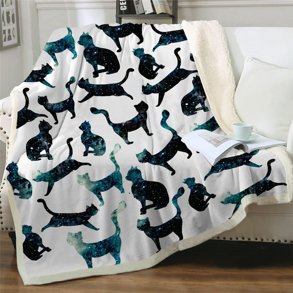 Various Cat Design Throw Blankets FREE Ship USA The Great Cat Store