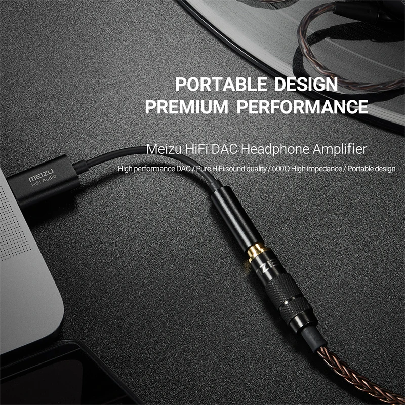 Meizu HIFI DAC Headphone Amplifier Pro USB C To 3 5mm Hi Res Converter Portable Headphones Audio Adapter Amp for Android Type C