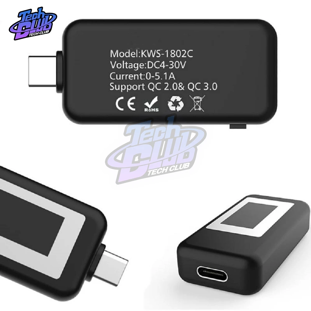 Usb type-C Тестер Многофункциональный ЖК-цифровой измеритель напряжения тока Вольтметр Амперметр детектор Банк питания зарядное устройство монитор