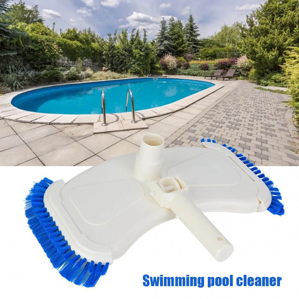 

Hot Sale Weighted Butterfly Style Vacuum Head with Side Brushes Cleaning Tool for Swimming Pool G66