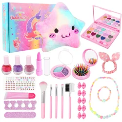 Ensemble de maquillage pour filles, jouets de beauté, jouet de Simulation, brosse cosmétique Non toxique, lavable, amusant, jouets éducatifs pour enfants, cadeau 